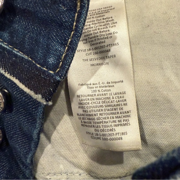 Current/Elliot The Selvedge Taper - Morrison, Size 26 - Picture 10 of 16